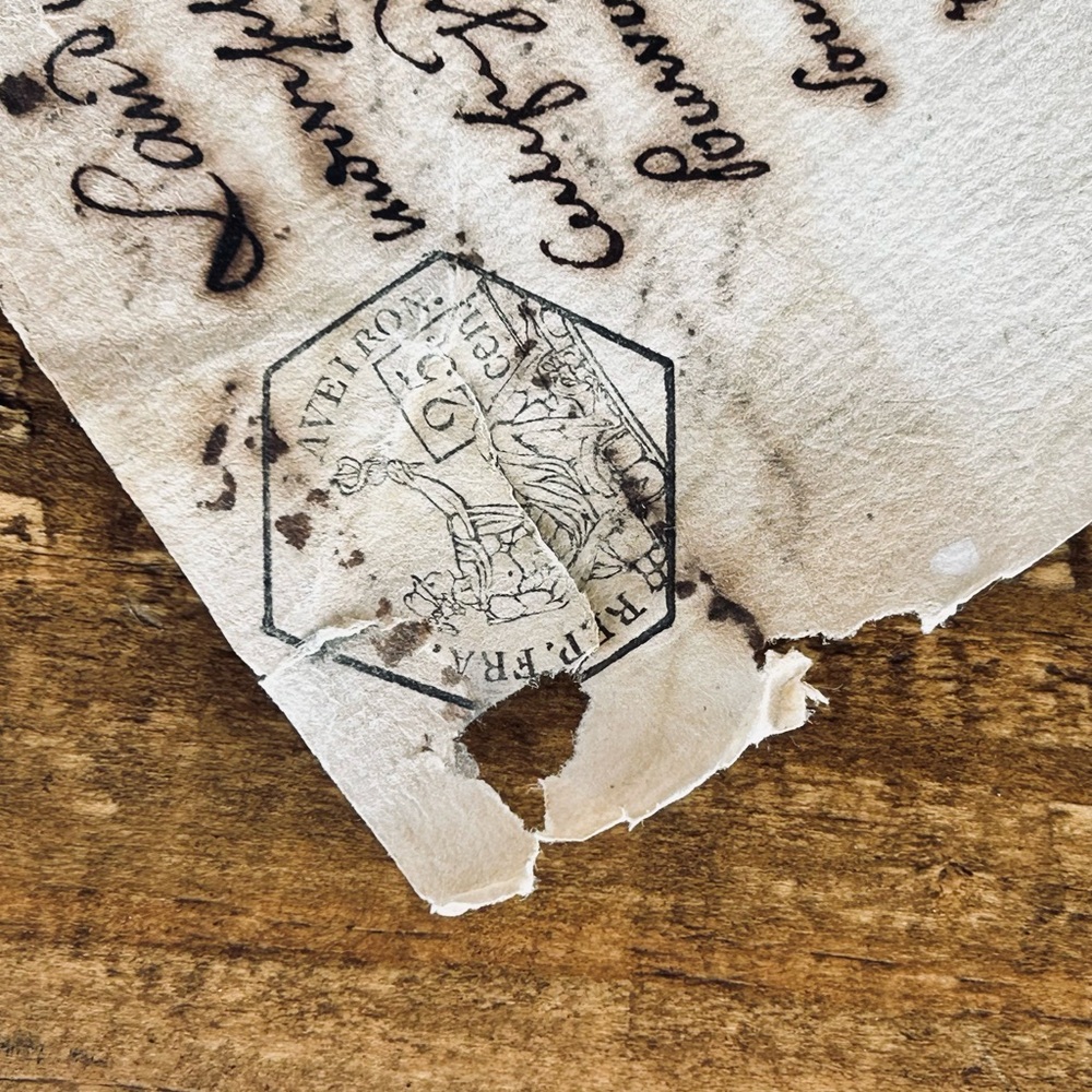 ***SOLD***1787 French Vellum Parchment Handwritten Manuscript Legal Document - Picture 9 of 12